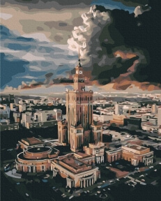 Картини за номерами Центр Варшави 40x50 Brushme BS43560