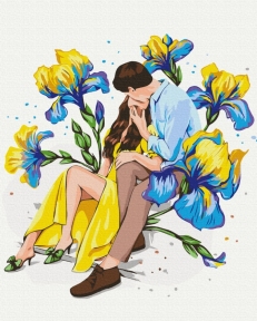 Картини за номерами Квітуче кохання ©Alla Berezovska 48x60 Brushme BS53731L