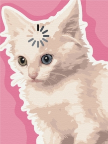 Картины по номерам Мыслящий кот 30x40 Brushme RBS1053