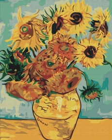 Картины по номерам Подсолнухи. Ван Гог 48x60 Brushme BS51337L