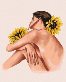 Картины по номерам Объятия подсолнухов ©Alla Berezovska 40x50 Brushme BS54281