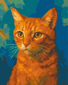 Картины по номерам Рыжий кот © Oleg Loburak 40x50 Brushme BS54529