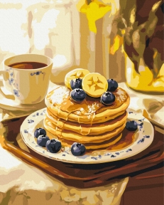 Картины по номерам Сладкий завтрак 40x50 Brushme BS54436