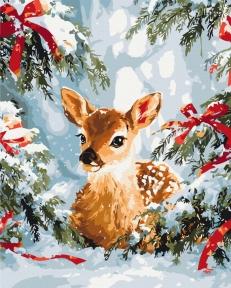 Картины по номерам Сказка среди елей 40x50 Brushme BS54495