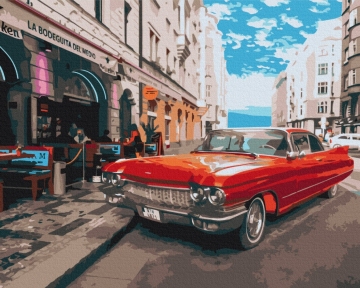 Картини за номерами Червоний на успіх 48x60 Brushme BS52341L