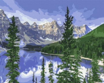 Картини за номерами Пейзажні гори 48x60 Brushme BS51648L