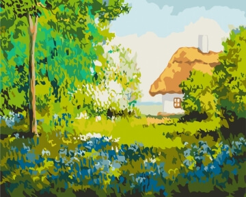 Картины по номерам Літо у селі 40x50 Brushme BS53150