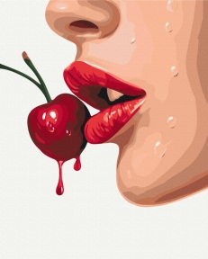 Картины по номерам Соблазнительный красный 40x50 Brushme BS54340