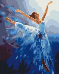 Картины по номерам Воздушная балерина 48x60 Brushme BS34829L