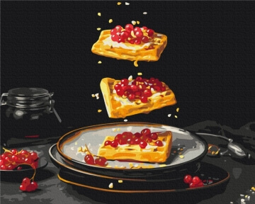 Картины по номерам Сніданок в деталях © Halyna Vitiuk 48x60 Brushme BS53814L