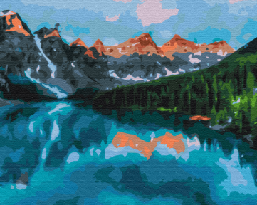Картины по номерам Скалистые горы Канады 40x50 Brushme BS51440