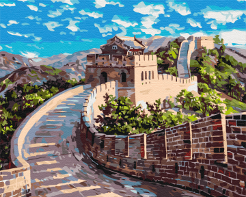 Картини за номерами Велика Китайська стіна 40x50 Brushme BS51834