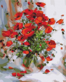 Картини за номерами Масляні маки 48x60 Brushme BS52783L