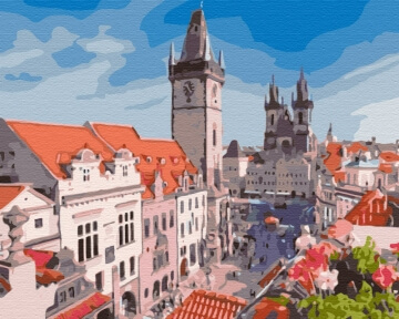 Картини за номерами Вид на чарівну Прагу 40x50 Brushme BS51647