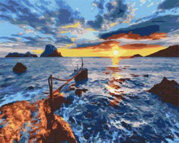 Картини за номерами На заході сонця 48x60 Brushme BS24594L