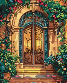 Картины по номерам Двери в сказку 40x50 Brushme BS54230