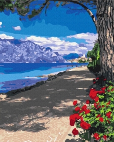 Картины по номерам Живописная аллея 48x60 Brushme BS39400L