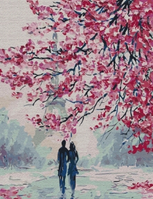 Картини за номерами Романтична прогулянка 48x60 Brushme BS51389L