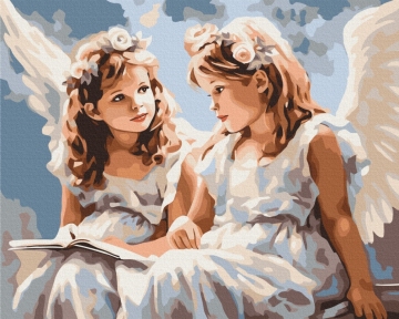 Картины по номерам Ангелята 40x50 Brushme BS53708