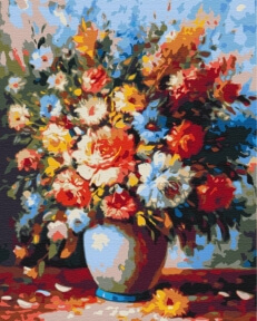 Картины по номерам Роскошный букет в вазе 40x50 Brushme BS51429