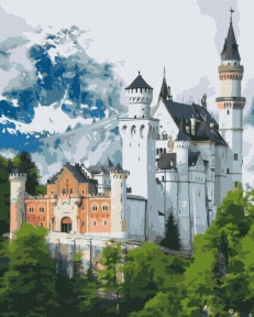 Картини за номерами Замок Нойшванштайн 48x60 Brushme BS34842L