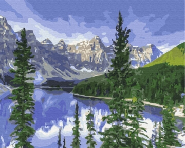Картины по номерам Пейзажні гори 40x50 Brushme BS51648
