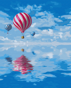 Картини за номерами Віддзеркалення куль 40x50 Brushme BS52283