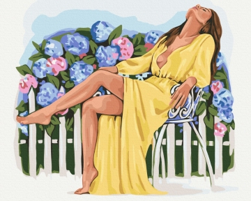 Картини за номерами Квітучий спокій ©Alla Berezovska 40x50 Brushme BS54282