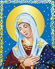 Картины по номерам Сердечная  молитва © Карина Зимина 40x50 Brushme BS53970