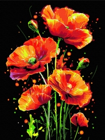 Картины по номерам Живая страсть 30x40 Brushme RBSB0009