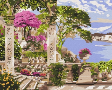 Картини за номерами Квіти у саду 48x60 Brushme BS53743L