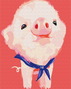 Картины по номерам Маленький поросенок 40x50 Brushme BS51921