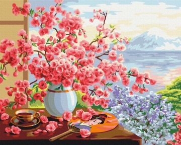 Картины по номерам Японский натюрморт 48x60 Brushme BS51595L