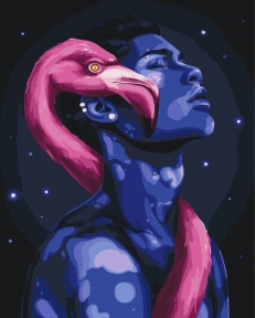 Картины по номерам Фламинго © Соломия Ковальчук 40x50 Brushme BS54460