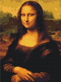 Картини за номерами Мона Ліза 30x40 Brushme RBS241