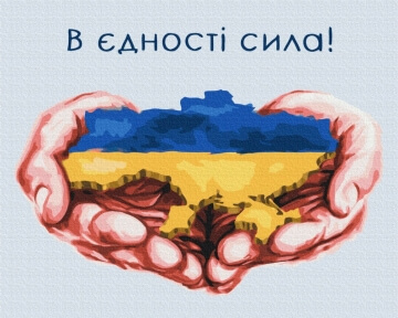 Картины по номерам В єдності сила ©Дар'я Михайлишина 40x50 Brushme BS53080