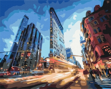 Картины по номерам Міське життя 40x50 Brushme BS25312