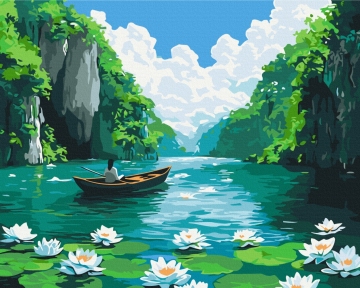 Картины по номерам Там, где спокойствие 40x50 Brushme BS54240