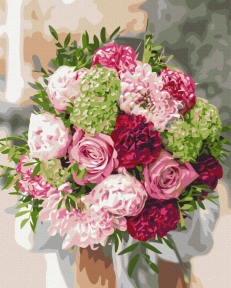 Картини за номерами Улюблений букет 48x60 Brushme BS52515L