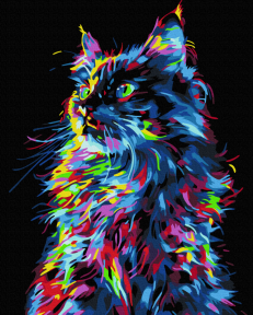 Картины по номерам Волшебный кот 40x50 Brushme BSB0021