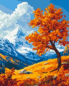 Картини за номерами Осінній краєвид 40x50 Brushme BS54396
