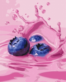 Картины по номерам Сочная голубика 40x50 Brushme BS54435