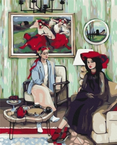 Картини за номерами У гості до мистецтва © Viktoriya Kovalenko 48x60 Brushme BS53357L