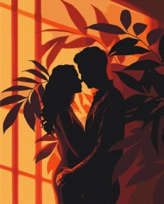 Силуети пристрасті 40x50 Brushme BS54023