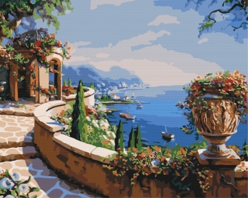 Картины по номерам Вид на залив 48x60 Brushme BS7615L