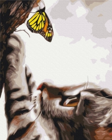 Картини за номерами У пошуках друга 48x60 Brushme BS52667L