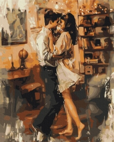Картини за номерами В обіймах кохання 48x60 Brushme BS53918L
