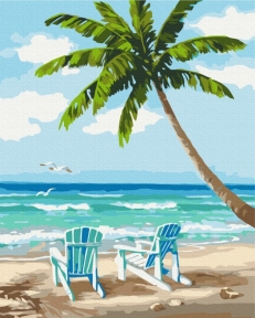 Картины по номерам Море на двух 48x60 Brushme BS51598L