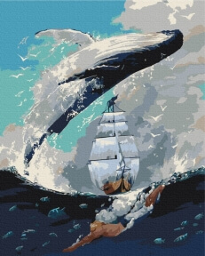 Картини за номерами Господар моря 48x60 Brushme BS51542L