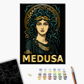 Картины по номерам Медуза 30x40 Brushme RBS1043B